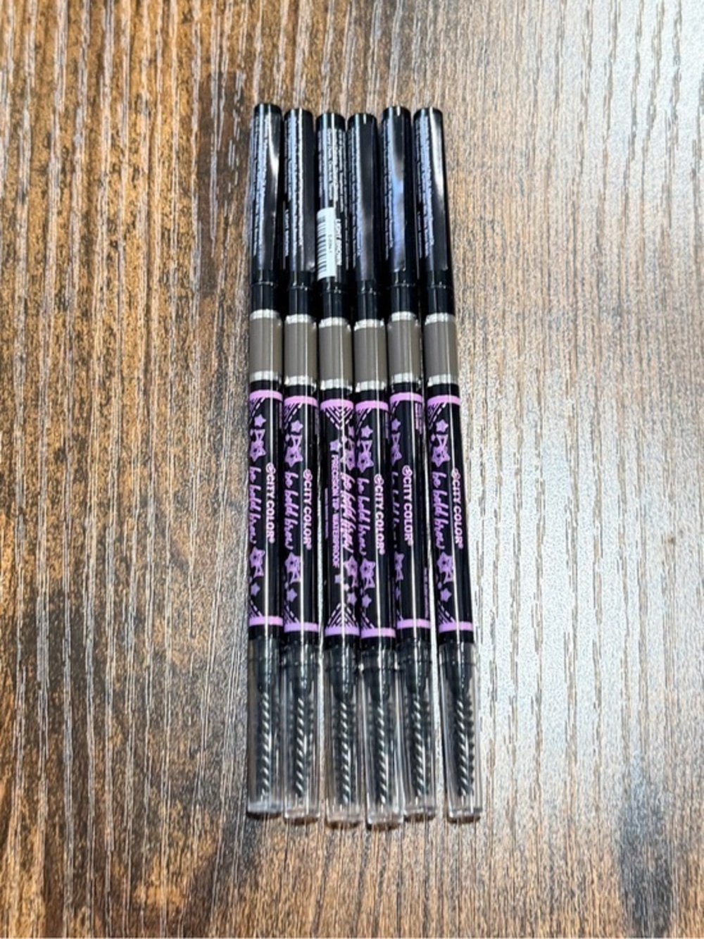 City Color LIGHT BROWN Brow Pencil Set in Taupe/Brown WATERPROOF